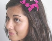 Hot Pink and Black Flower