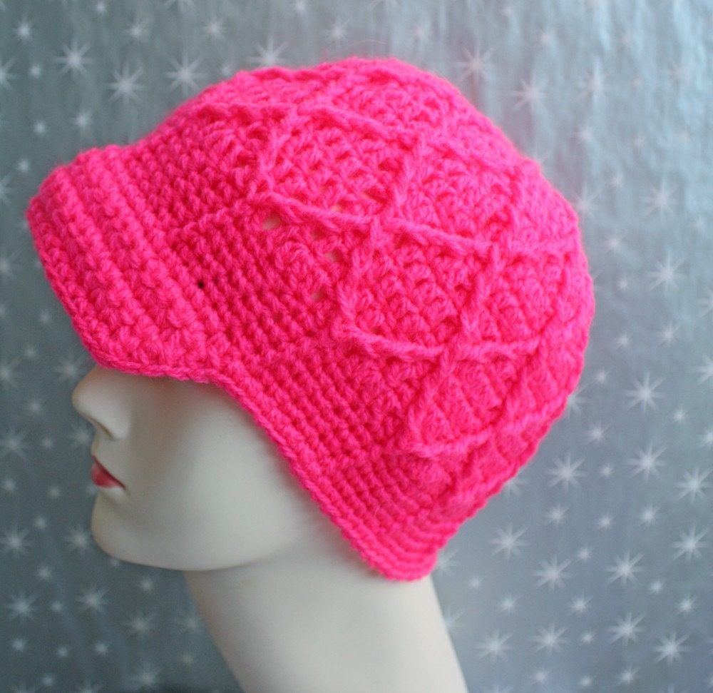 Luminous Pink Diamond Beanie - Free International Shipping