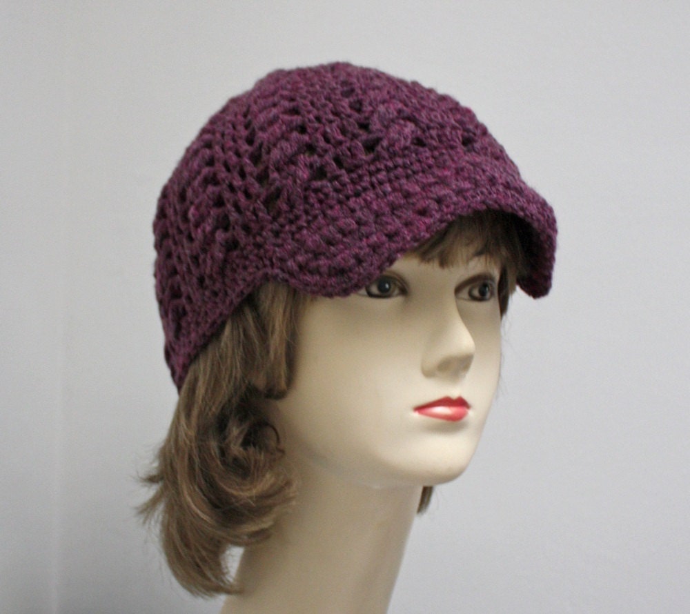 PATTERN - Faux Cabled Brimmed Beanie - Free International Shipping
