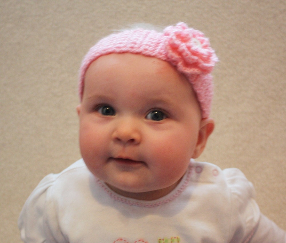 Baby Crochet Flower Headband