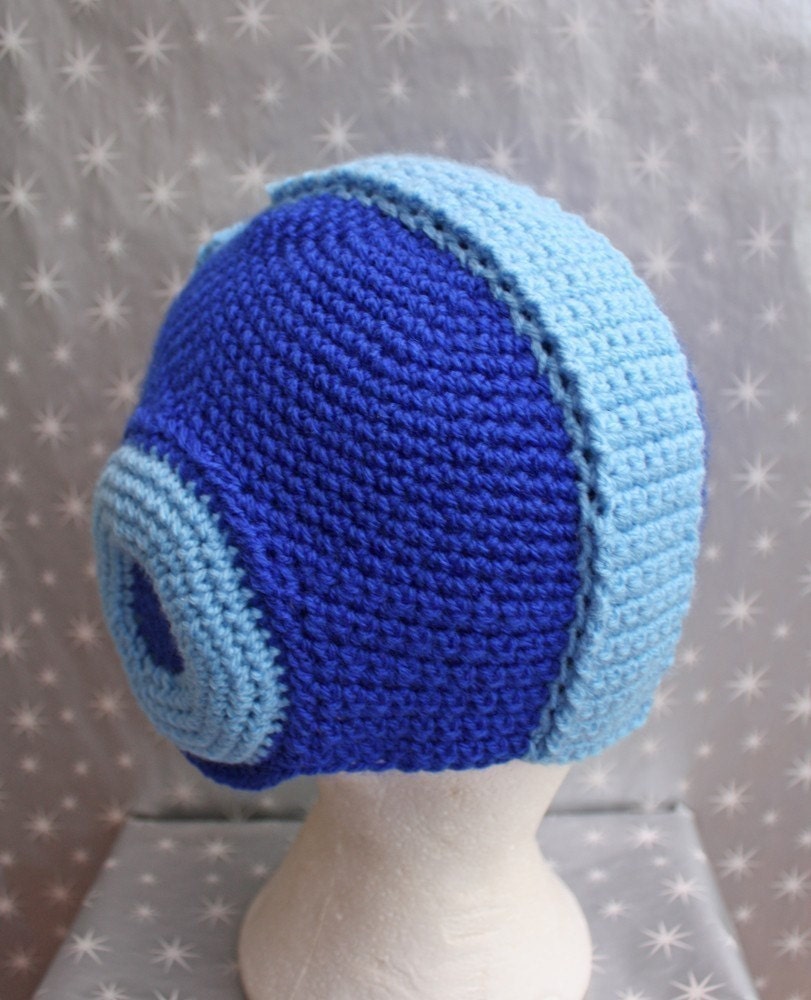 Made to Order - Mega Man Helmet - All Sizes - Free International Shipping