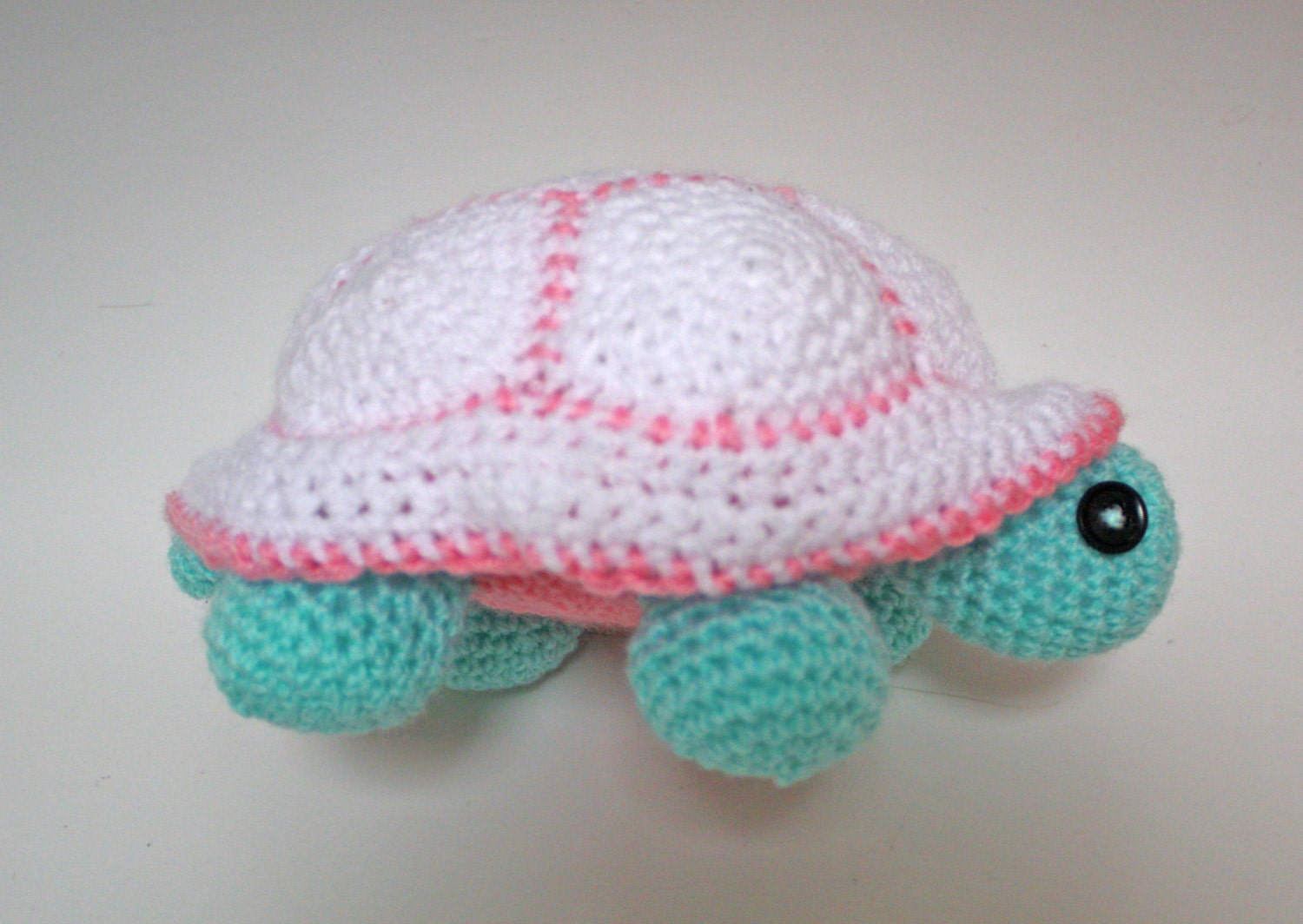 PATTERN - Mrs Tortoise Amigurumi - Free International Shipping