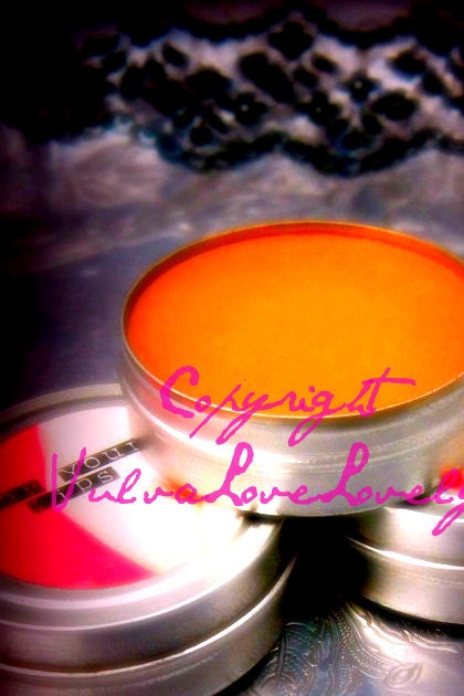 Vegan Lip Balm: Iced Raspberry, 1oz-- Vegan Vulva Lip Balm, mature