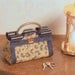 Dollhouse Miniature Leopard Print Purse or Handbag - 1/12th Scale
