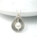Silver Fingerprint Necklace, Silver Fingerprint Jewelry,  Baby Fingerprint Necklace, Mother Necklace,Customized, Personalized