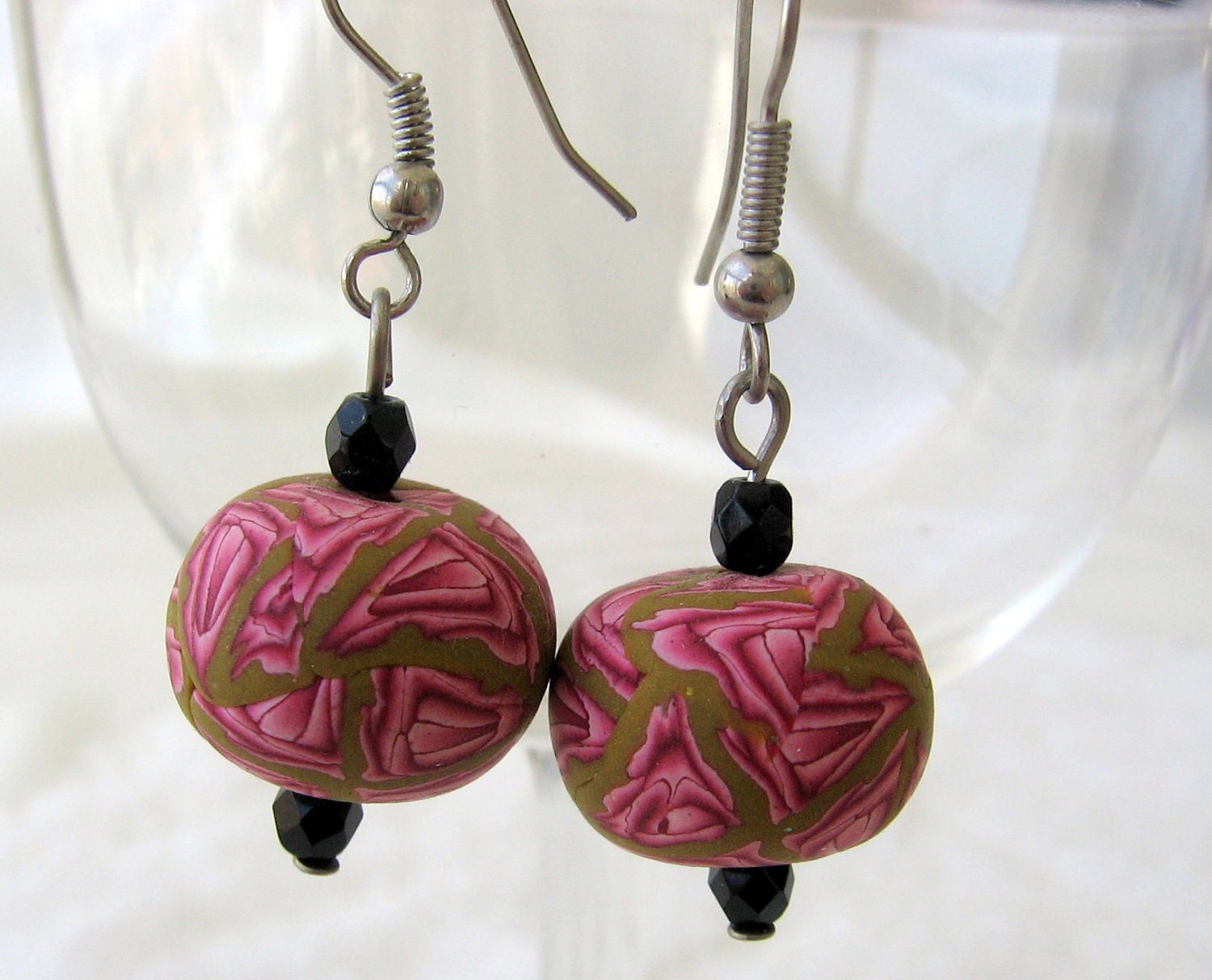 Wild Rose Earrings - FREE SHIPPING