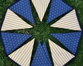 SALE Bunting / Flags / Pennant Strings - Yellow Charcoal Gray and Black Il_170x135