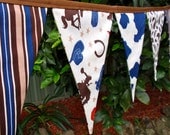 Bunting / Flags / Pennant Strings - I Wanna Be A Cowboy Riley Blake Il_170x135