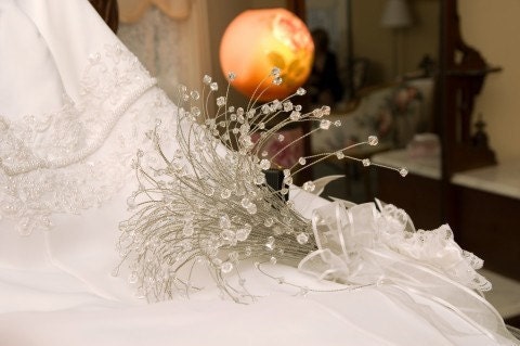 Swarovski Crystal Beaded Bridal Bouqet Swarovski Beads