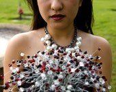 Swarovski Crystal Bridal Bouquet Modern Alternative Fairy Tale Wedding