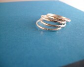 Silver stack rings ( each stack ring ) 10.00