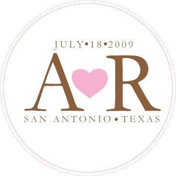 Circled Heart Monogram design Il_170x135