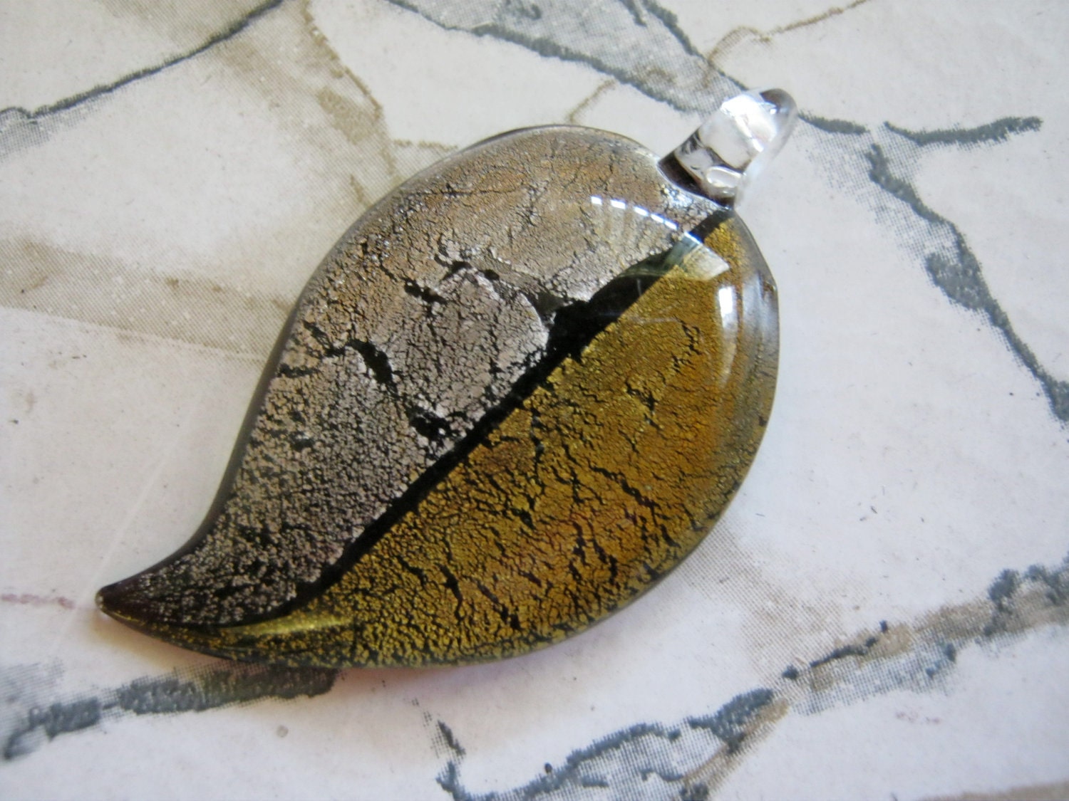 Foil Leaf Pendant