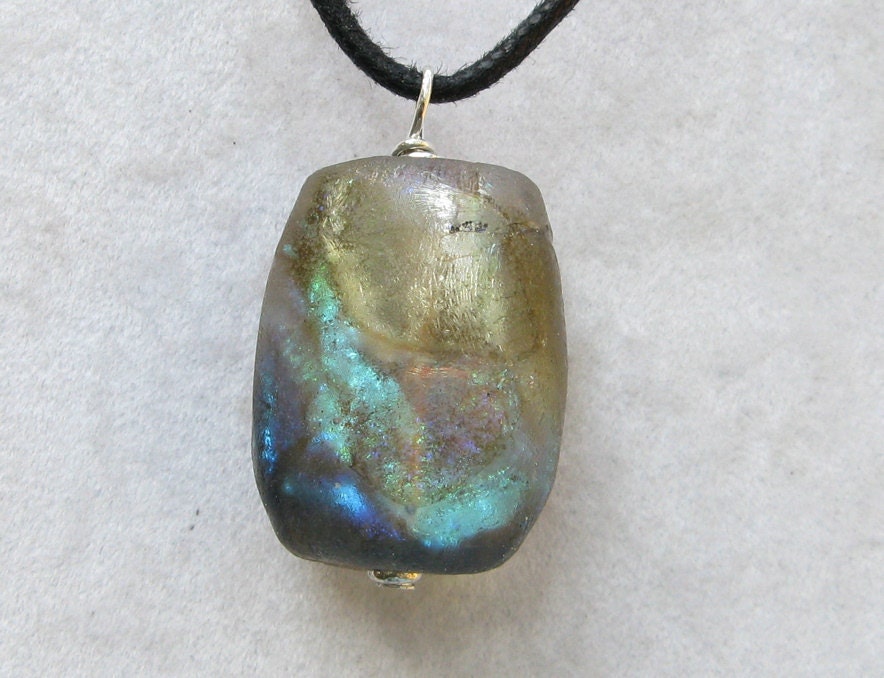 Labradorite Rectangle Focal Bead
