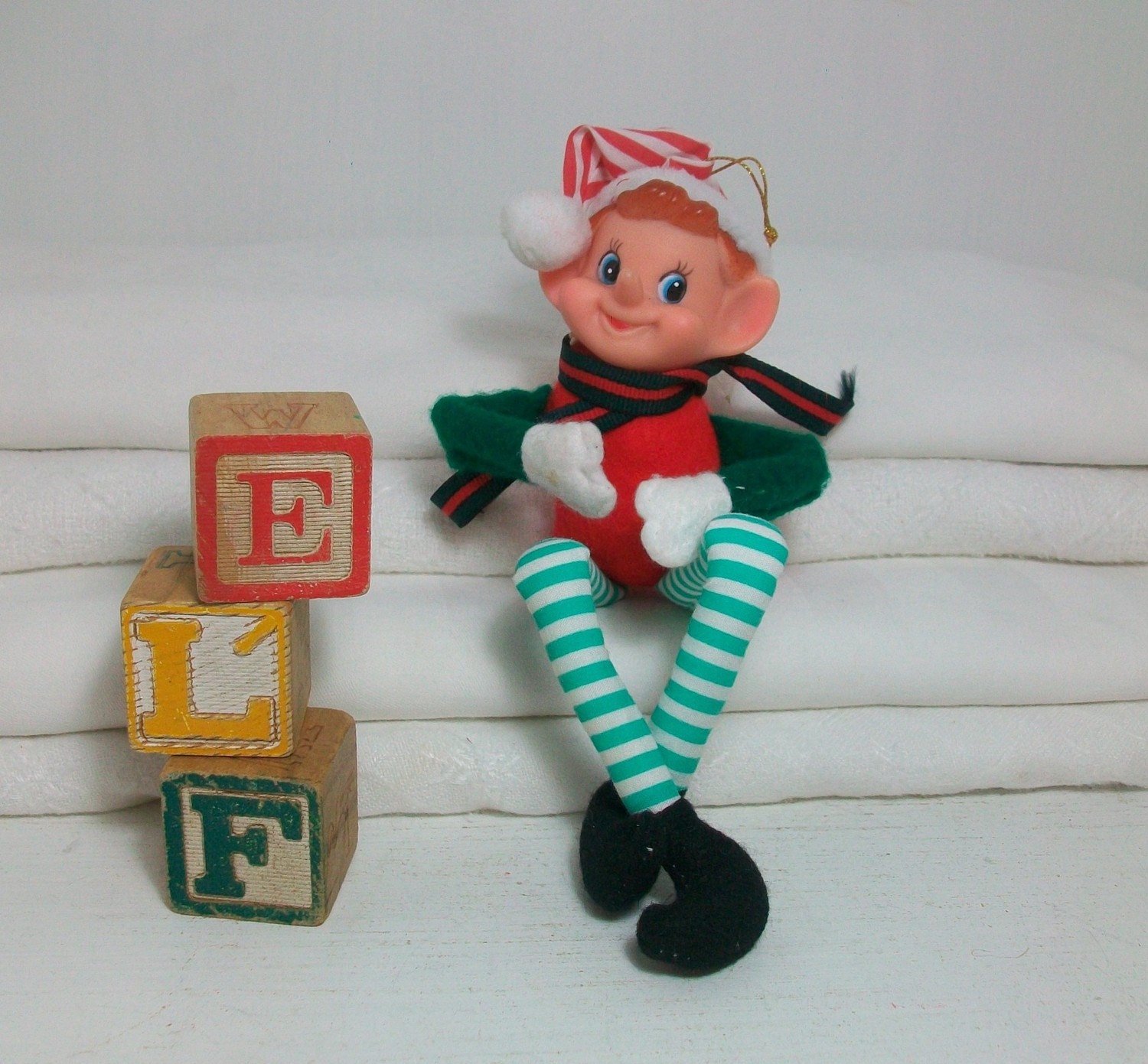 Sale Vintage Elf Ornament By Elizabethwrenvintage On Etsy 9148