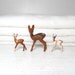Vintage Deer Trio