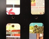 Mini Wall Art - Set of 4 - Summer Lovin Stripes