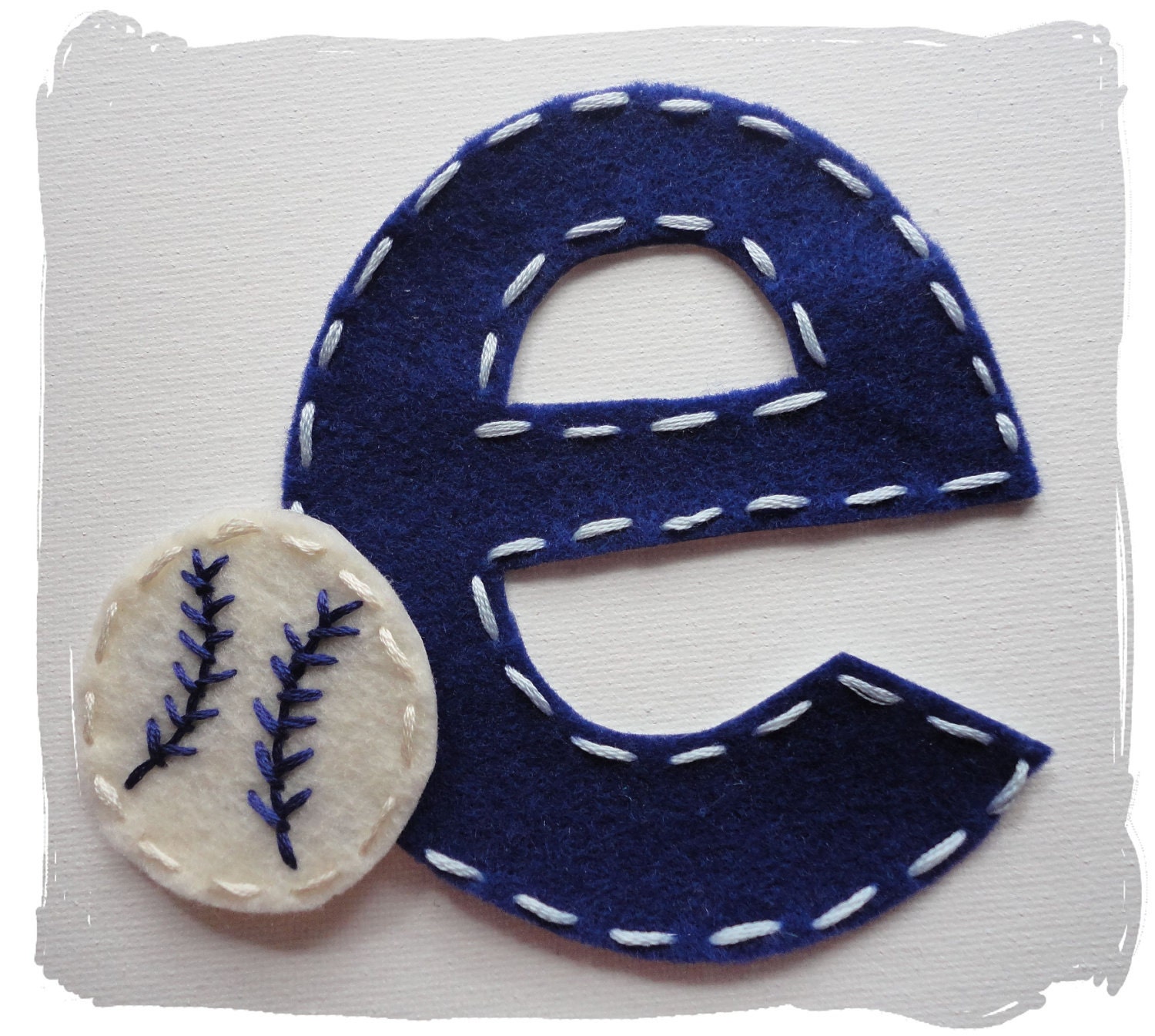 Lil Sport Felt Letter and Sport Ball