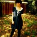 Navy and White Sailor Bow Collar Dress - Size S\/M