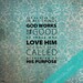 Scripture Art Print, Romans 8, Modern Inspirational Bible Verse Artwork (8x10)