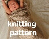 INSTANT DOWNLOAD Baby Cocoon and Bowl Knitting Pattern PDF in Plain English -- Two Knitting Patterns in One, Number 101