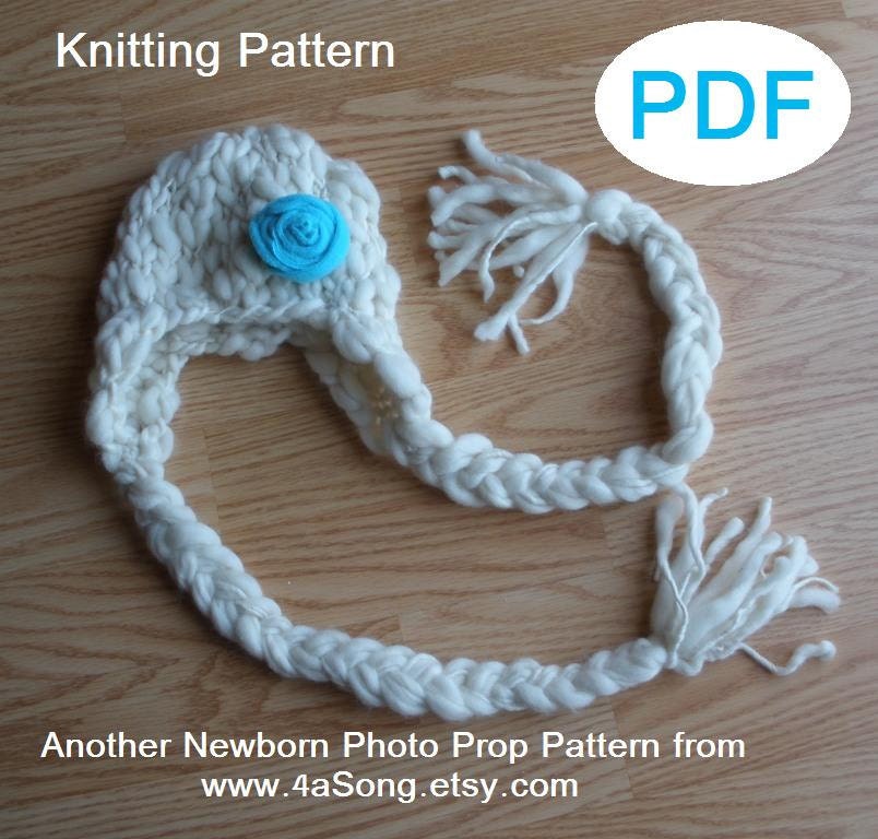 INSTANT DOWNLOAD Back-and-Forth Knit Ear Flap Baby Hat, pdf 309 -- for TTS 33 Yarn -- Permission to Sell Hats-- over 16,000 patterns sold