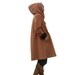 Russian doll - cashmere hood long coat (Y1029)