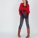 Little riding hood - woolen knits shawl hoodie  (P1102)