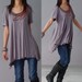 Loneliness is singing - hand embroidery top (Y1208)
