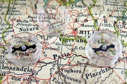 Transparent Working Compass that Opens - Package of 5