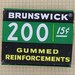 Brunswick by Dennison Gummed Paper Reinforcements in Original Box (Original Slider Box)