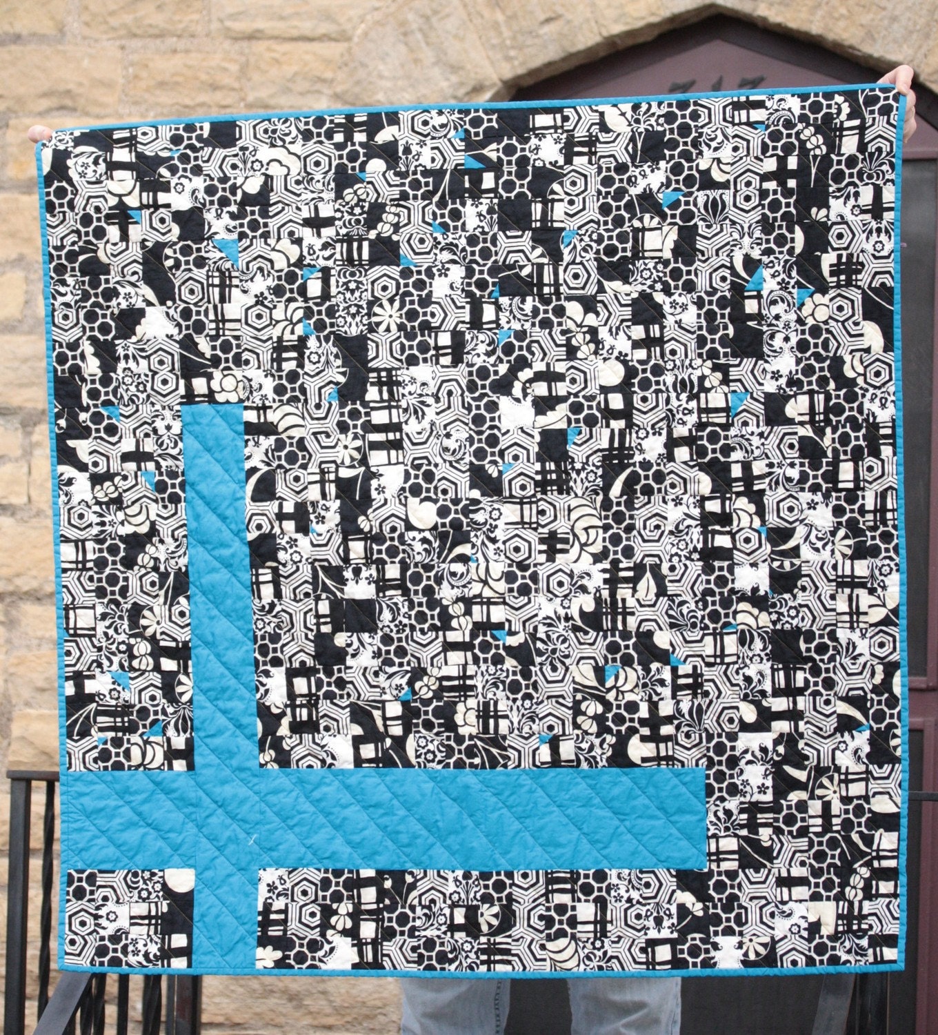 blue cross quilt