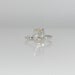 Unheated champagne yellow sapphire diamond ring
