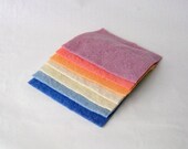 Wool fabric felt 6x6' recycled squares craft embellisher