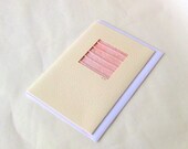 Card pale pink tucks minimalistic textured mini picture