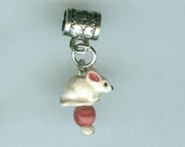 TINY THE MOUSE Bead Charm for Trollbead, European and All Name Brand Add a Bead Bracelets