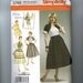 Misses Simplicity 1950s Retro Sewing Pattern 3748 Size 6-14 UNCUT