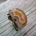 Exciting Moctezuma Agate Cocktail Ring - Size 8.25