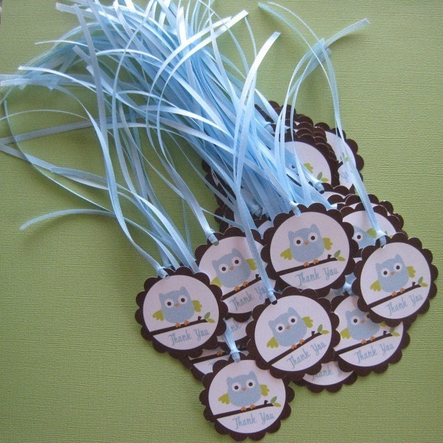 The Owl Favor Tag