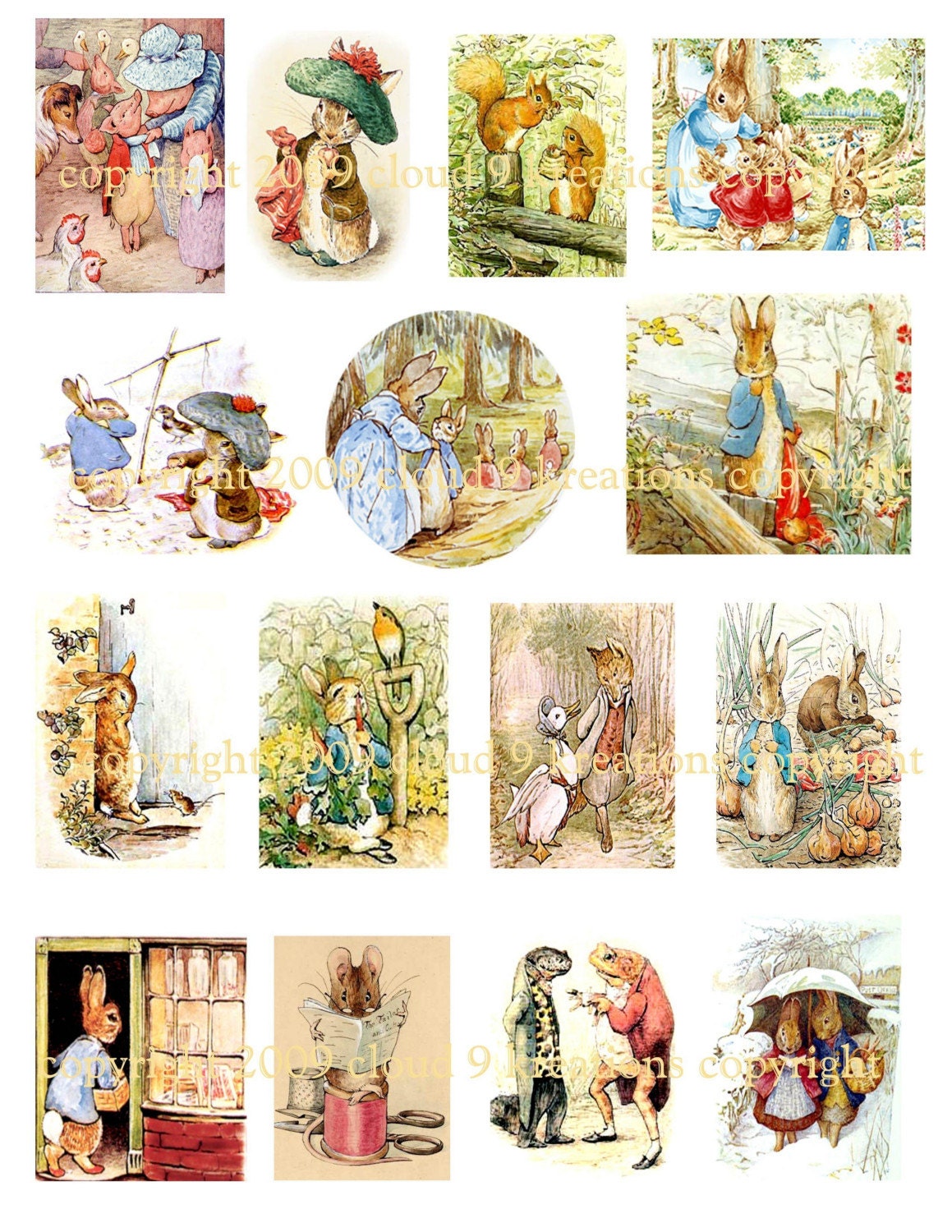 Beatrix Potter Characters