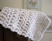 Crochet Baby Blanket Mini Blanket Baby Wrap Boy Girl Newborn Infant Photography Prop Wheat