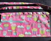 Vendor Apron Server Apron Bakery Apron Travel Apron Pink Cupcake Heavy Weight Utility Craft