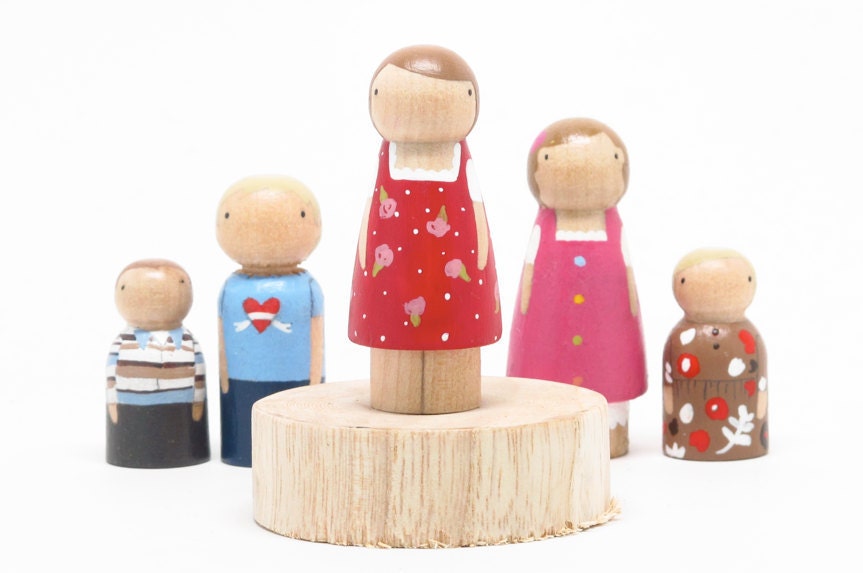 Birthday Cake Topper - One Custom Child  - Birthday Cupcake Toppers Goose Grease - Smaller Child-Size Doll