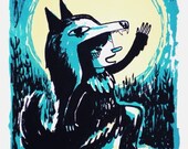 Shaman Moon Screenprint ltd ed
