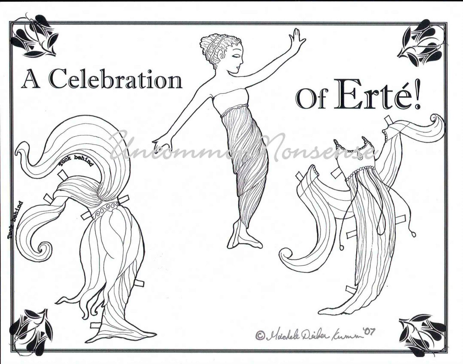 Artist Paper Doll, A Celebration of Erte'