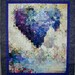Sorrow Abstract Floral Quilt Wall Hanging, Original