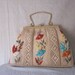 Reserved - Vintage Summer Woven Tote Bag - Party Purse - Natural Clutch - No 2