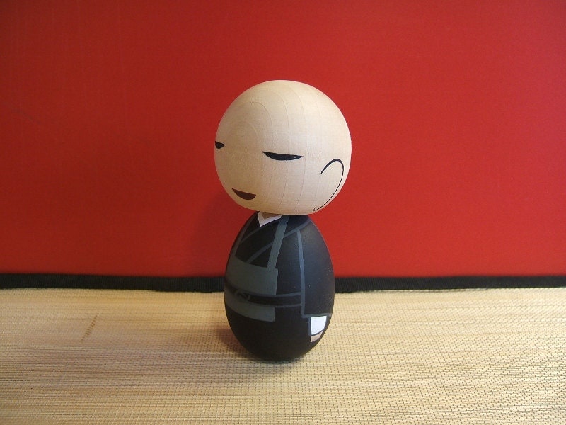 Kokeshi doll Soto Zen monk