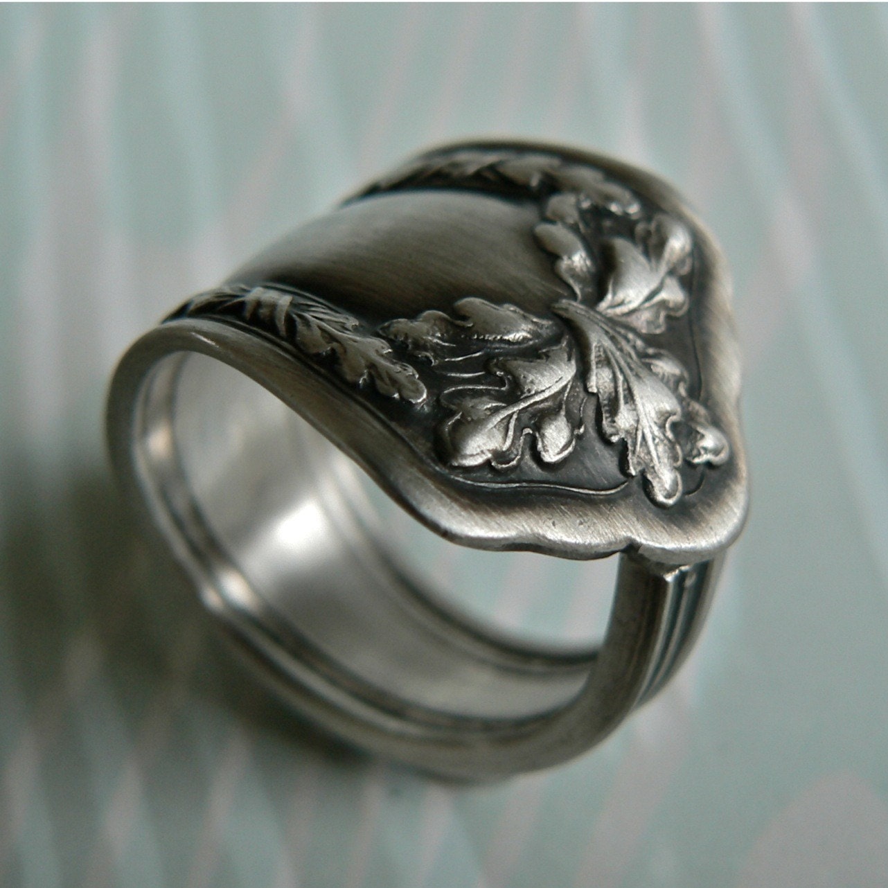 Silver Spoon Ring Fair Oak 1913