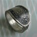 Antique Spoon Ring, Silver Pattern: Hampton Court 1926, Only 1 Left